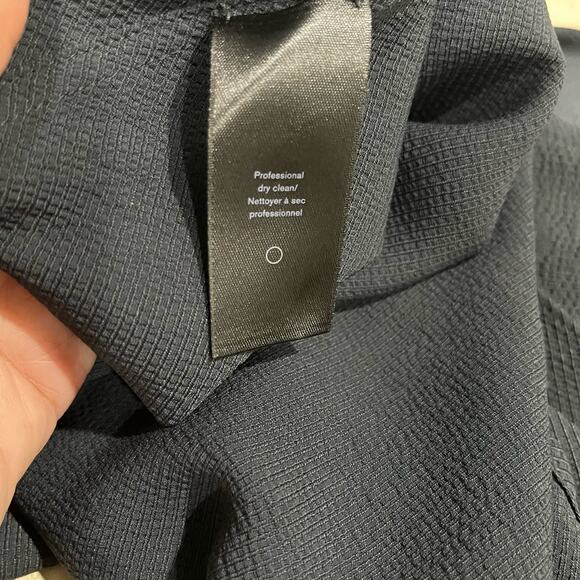 Rag & Bone NWT Black Tabitha Mini Dress Textured Twill Jacquard Button Waist S - Picture 5 of 9